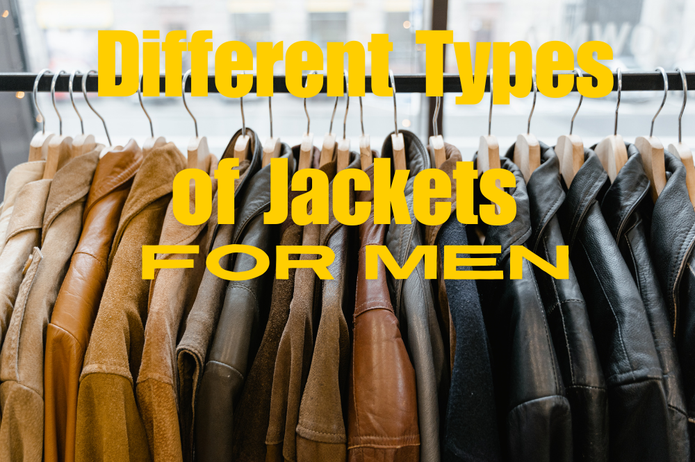 Different types fashion of jackets for men