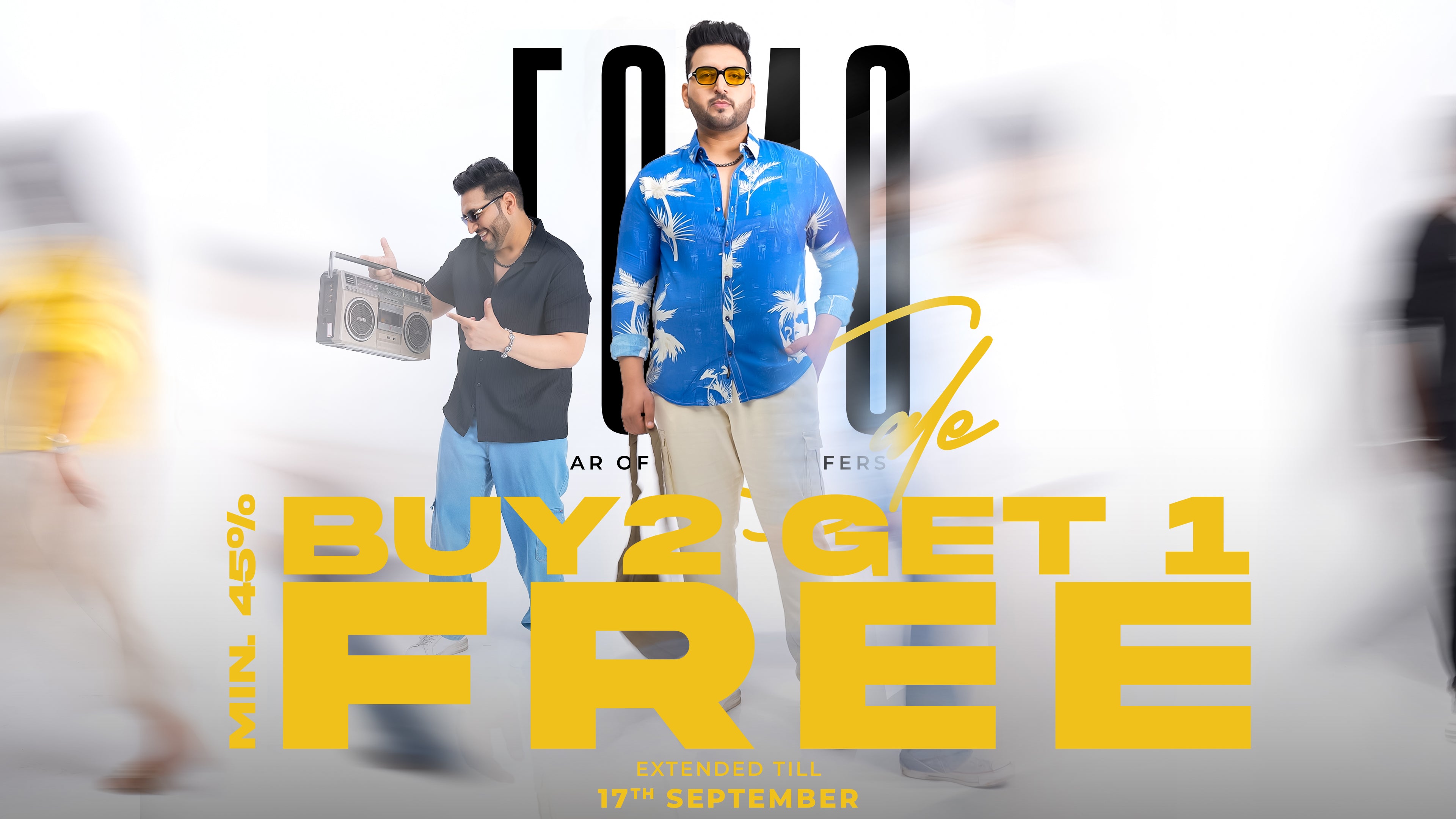 FOMO Sale - Buy 2 Get 1 Free