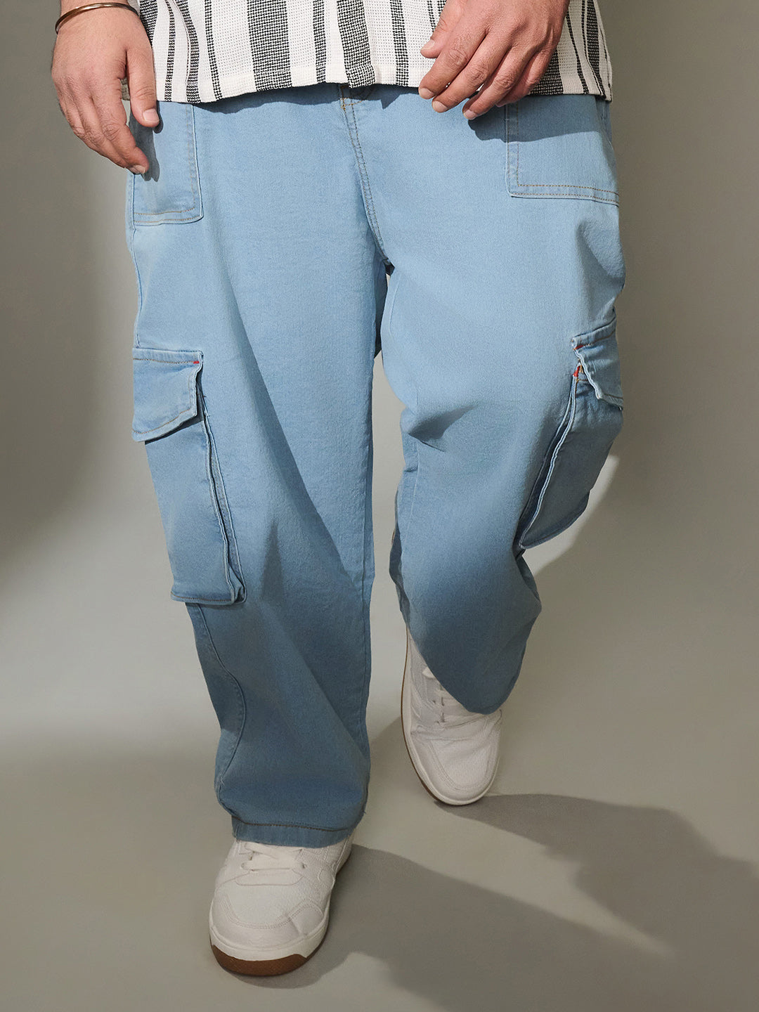 Utility Cargo Denim Jeans