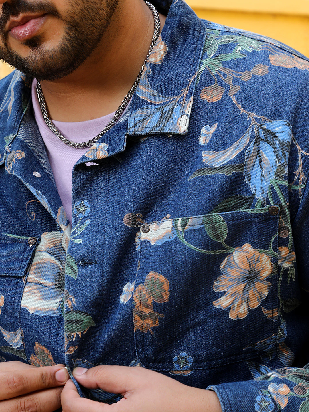 Botanical Denim Jacket