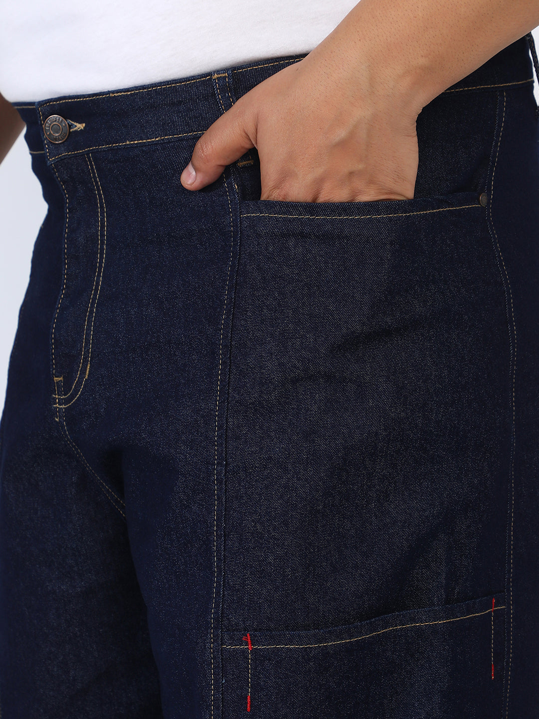 Baggy Cargo Denim Jeans