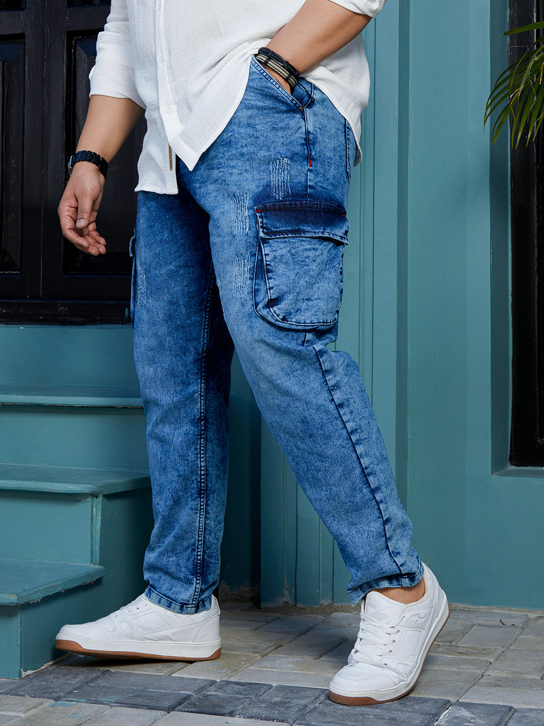 Cargo Denim Jeans