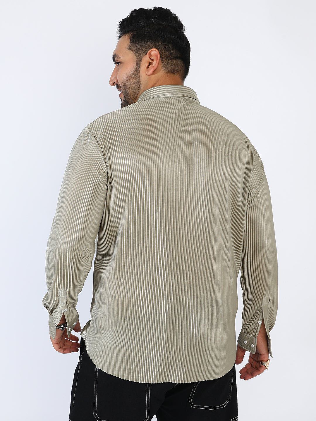 Pleat-Creased Shirt