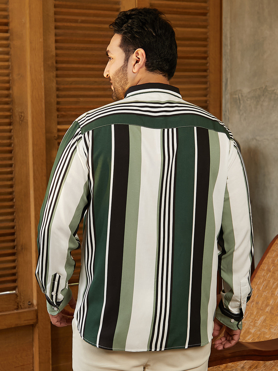 Multitrack-Striped Shirt