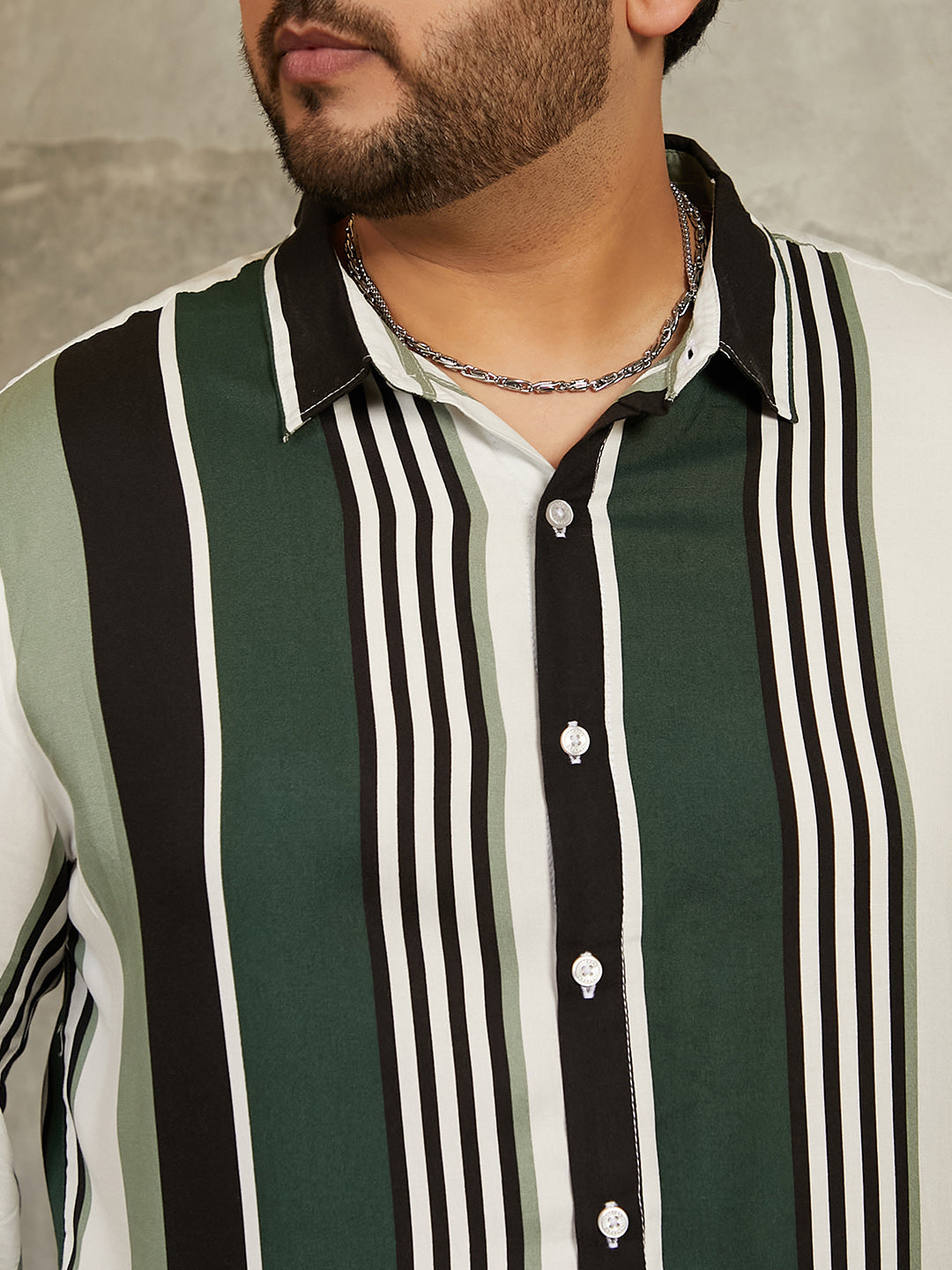 Multitrack-Striped Shirt