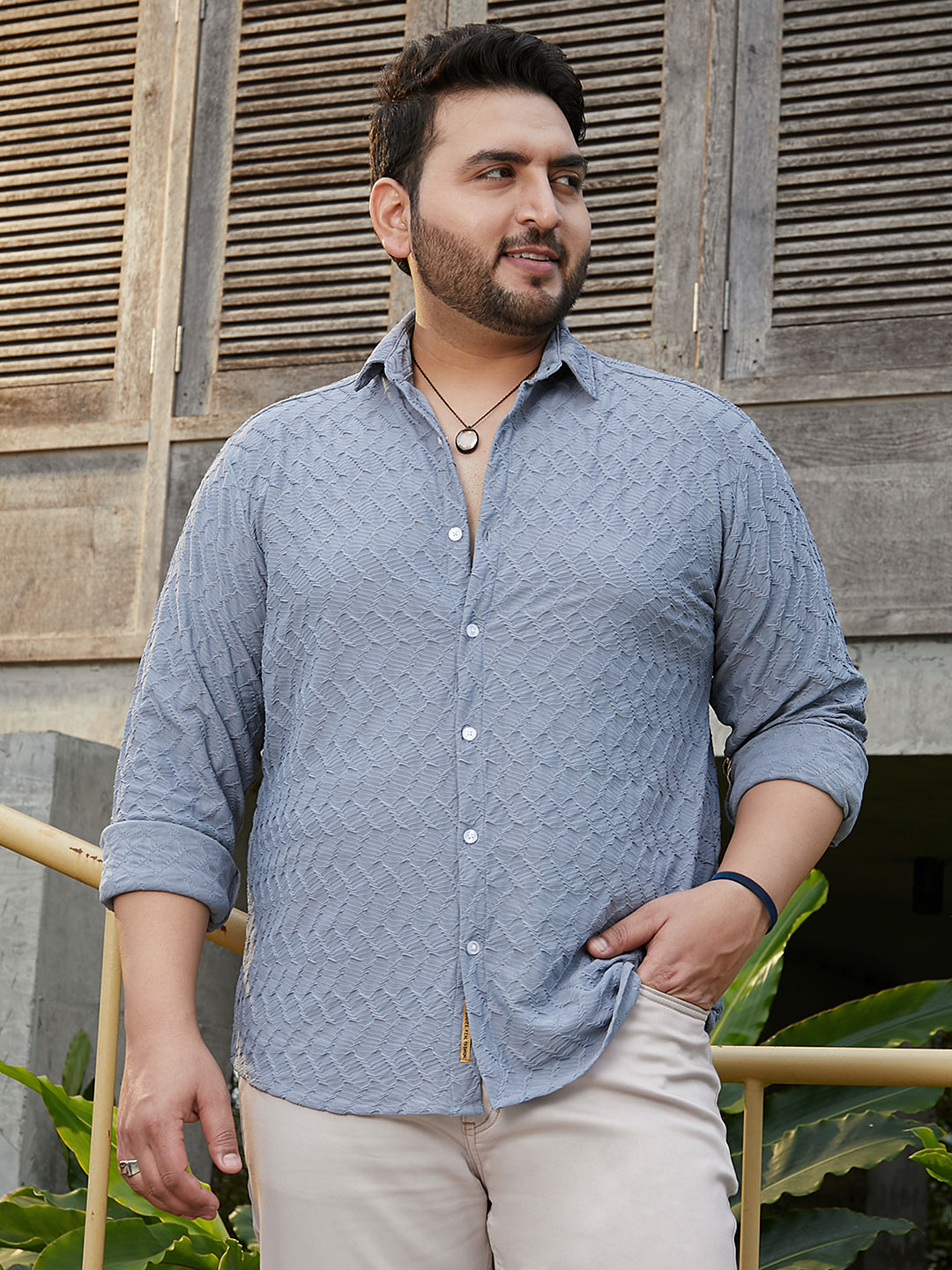 Herringbone-Tactile Shirt