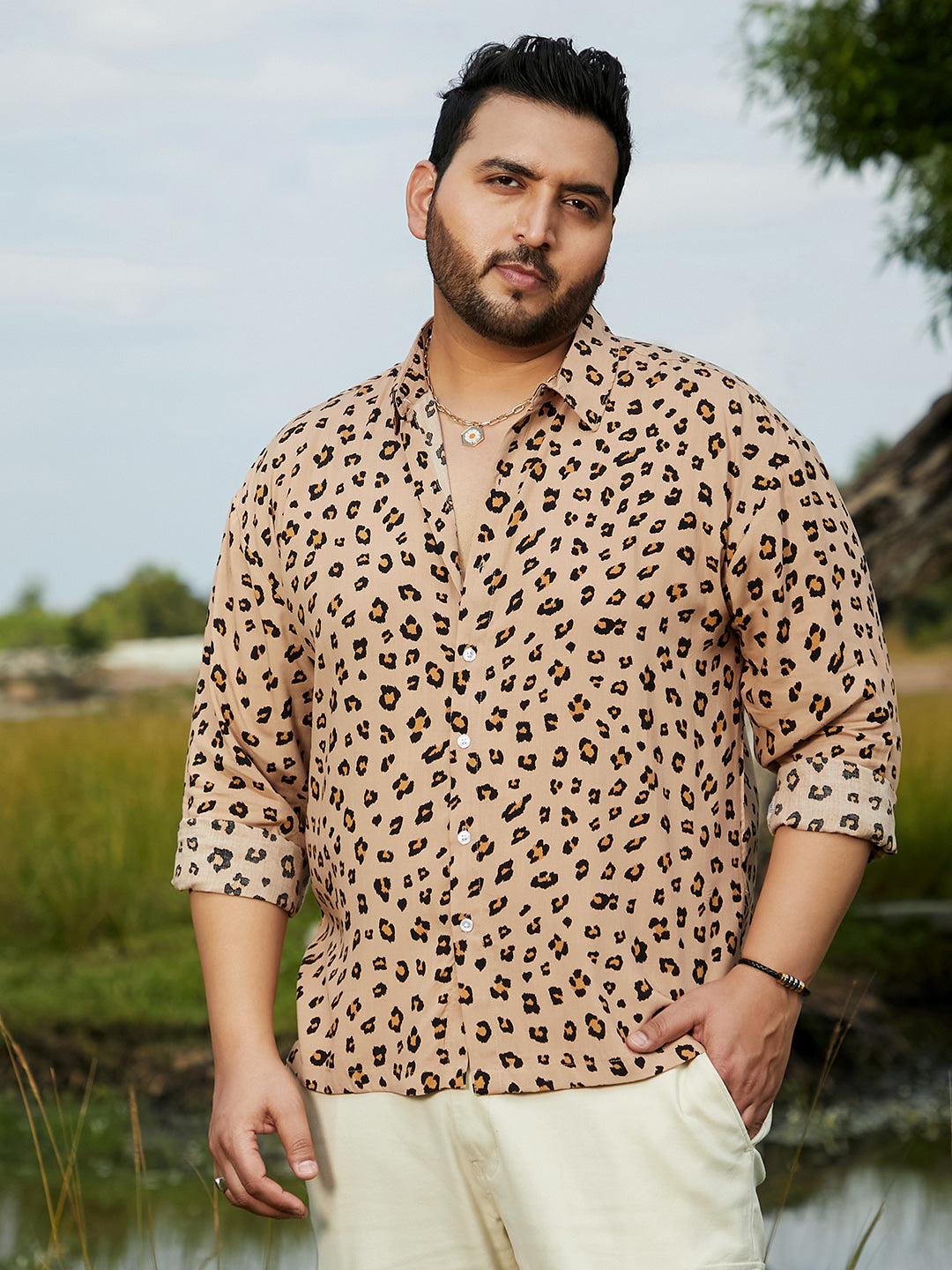 Cheetah Imprint Shirt