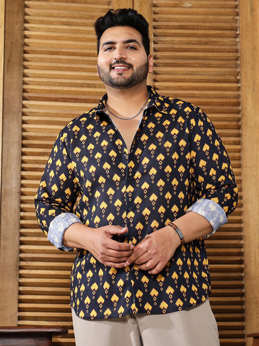 Indie Block-Print Shirt