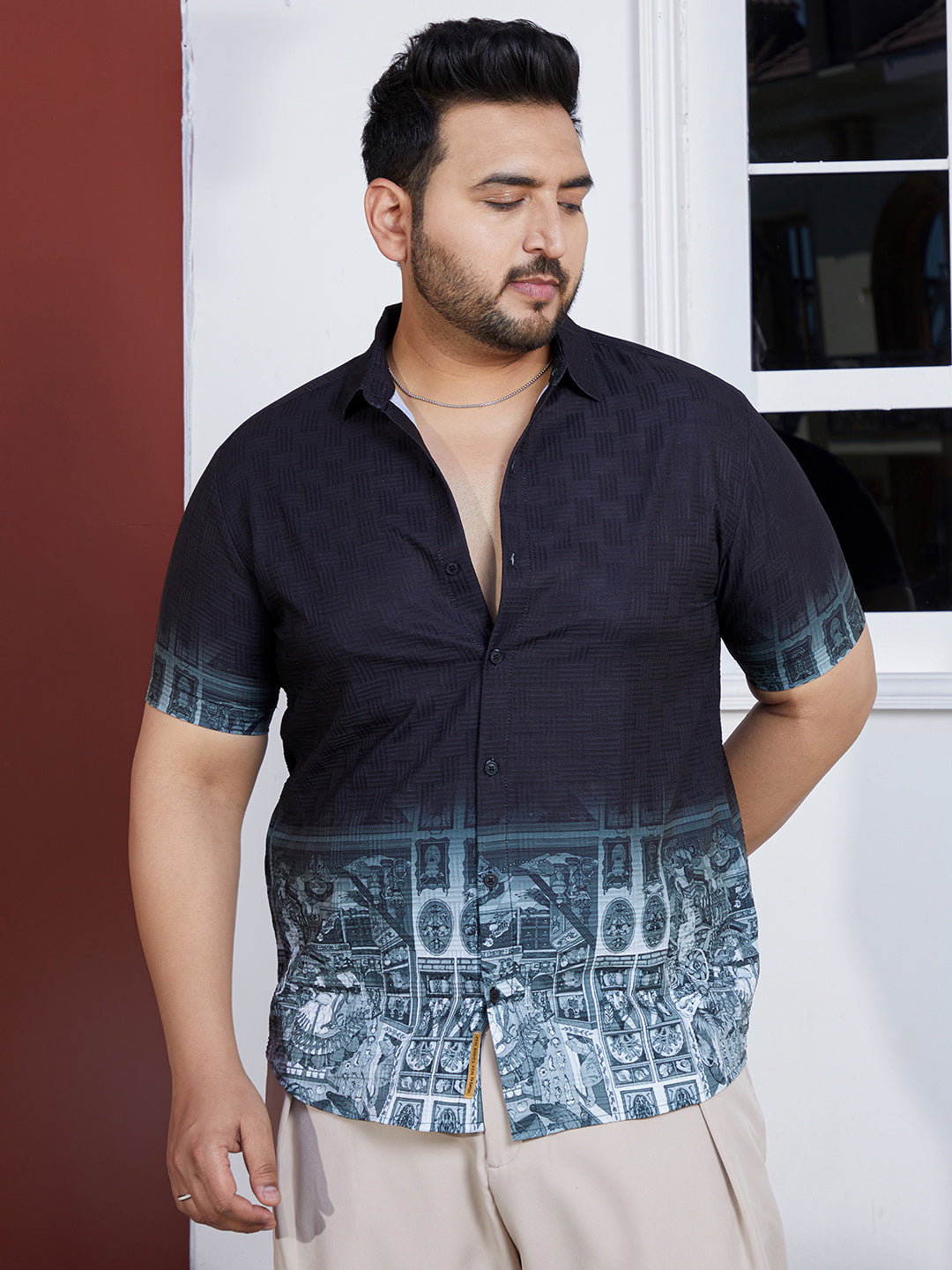 Folk Ombre-Tactile Shirt