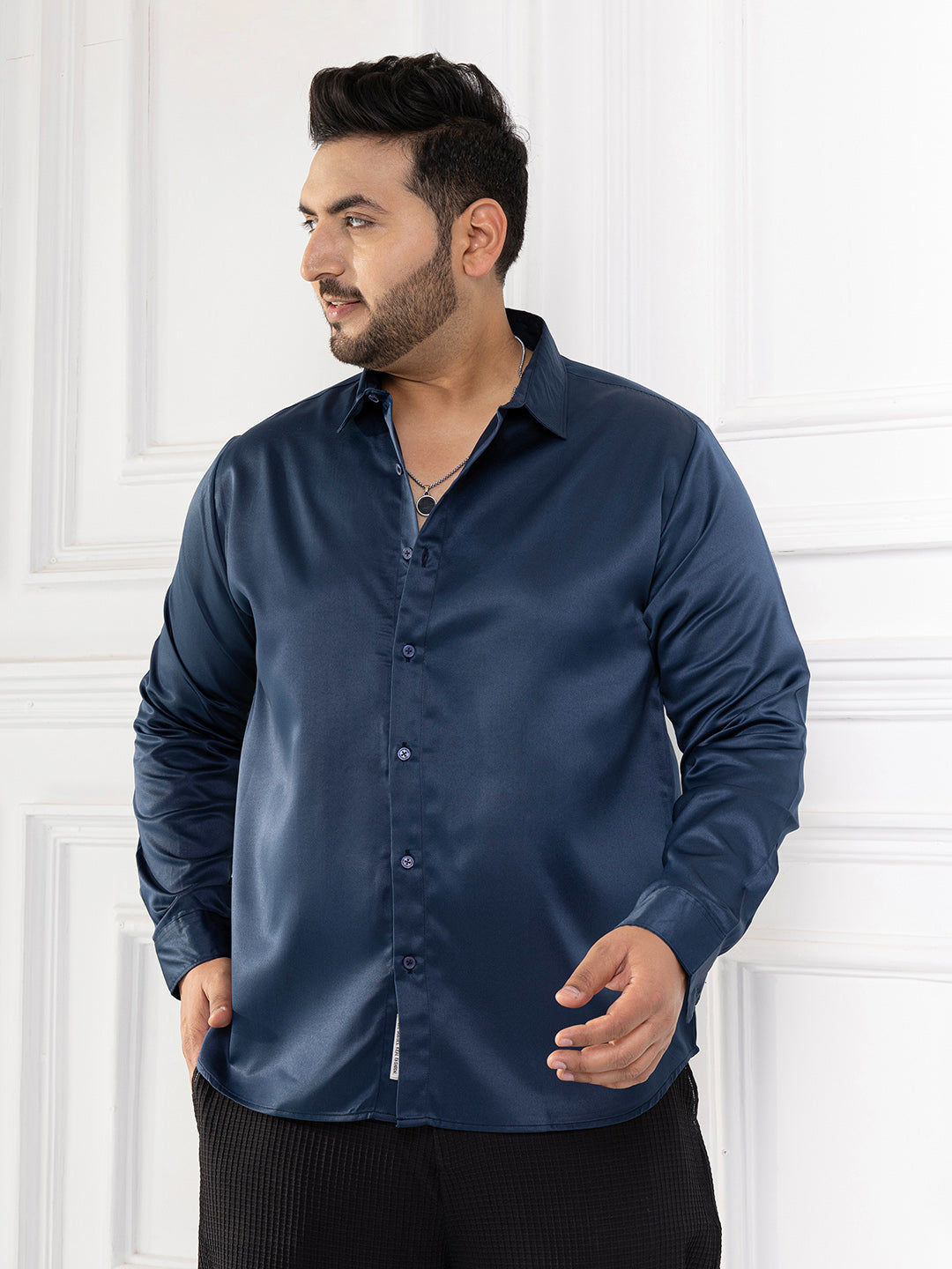 Satin Solid Shirt