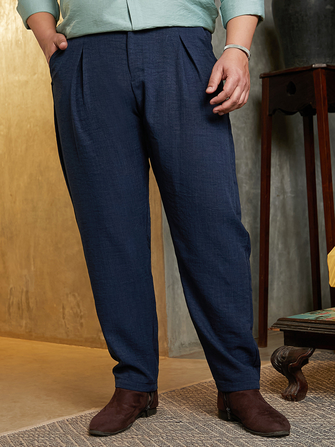 Pleated Tailored Trousers