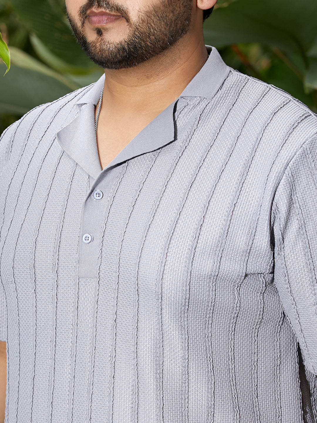 Wicker-Tactile Polo T-Shirt