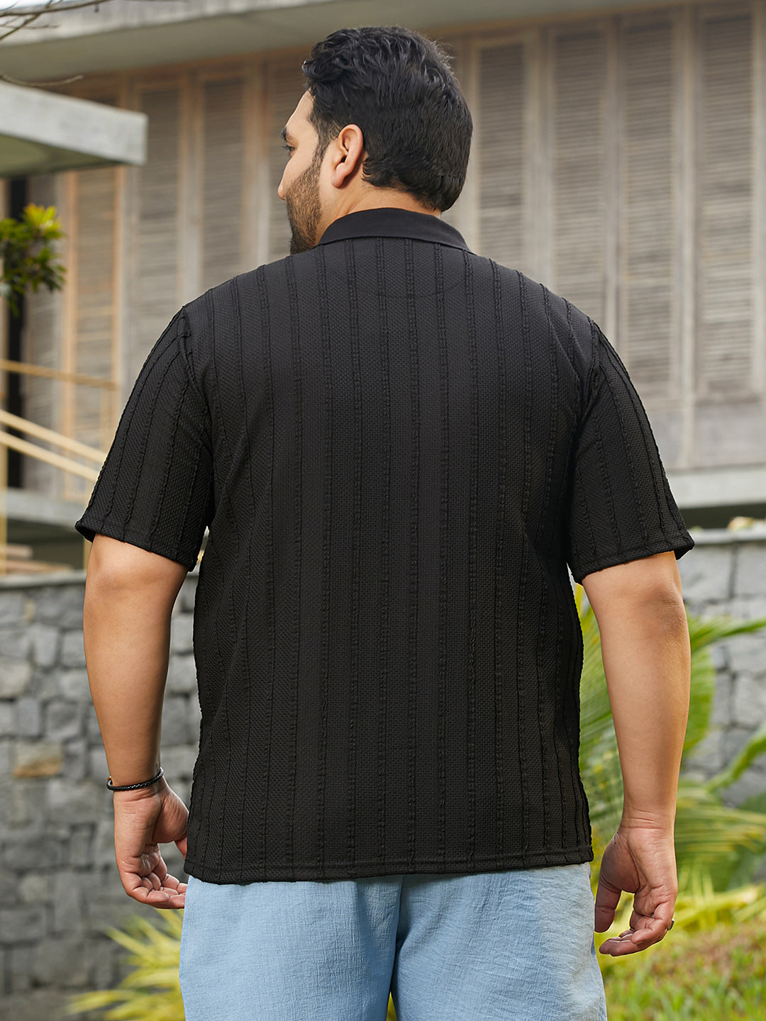 Wicker-Tactile Polo T-Shirt