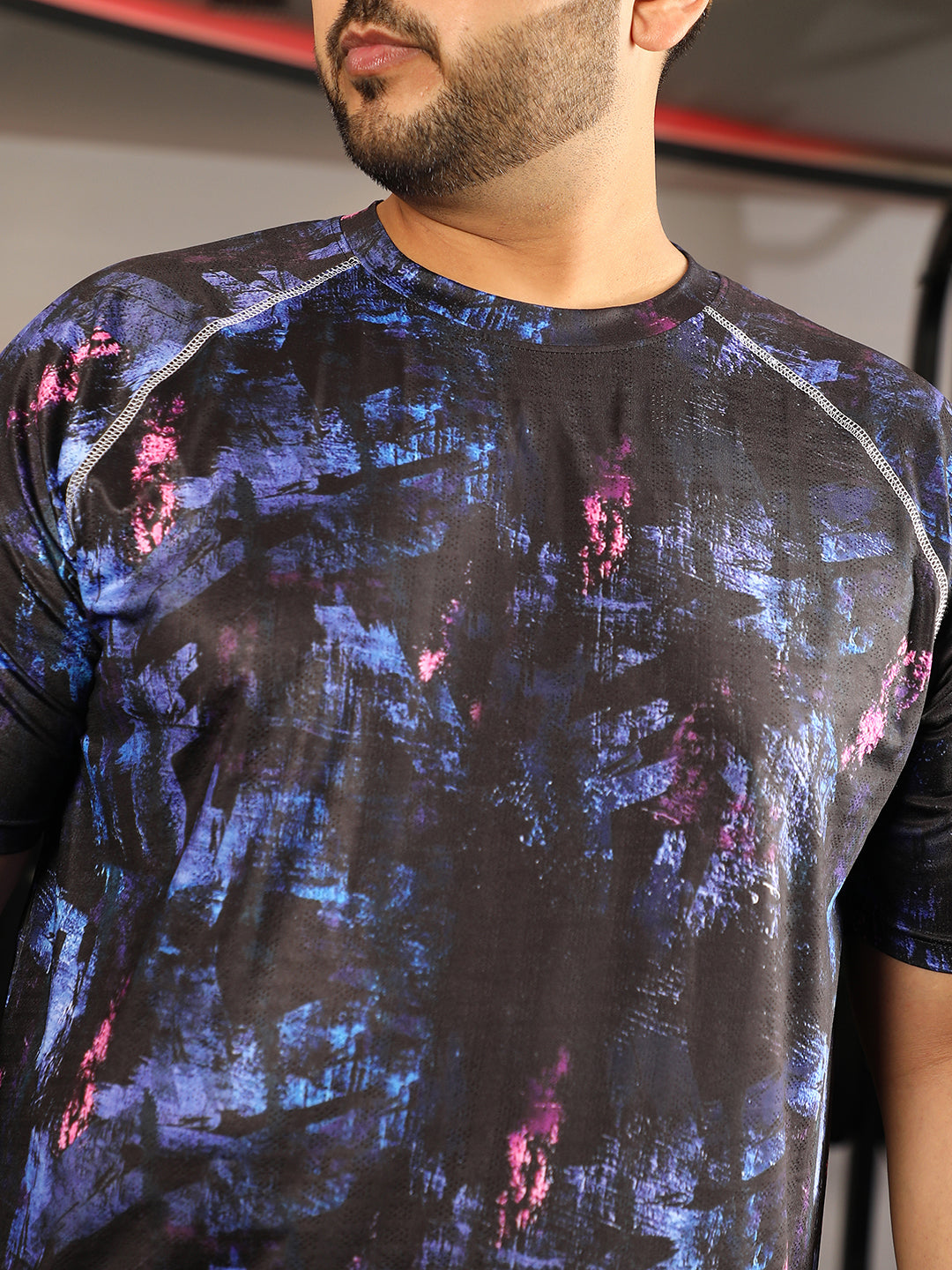 Abstract Activewear T-Shirt