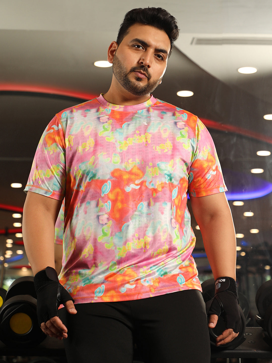 Abstract Activewear T-Shirt