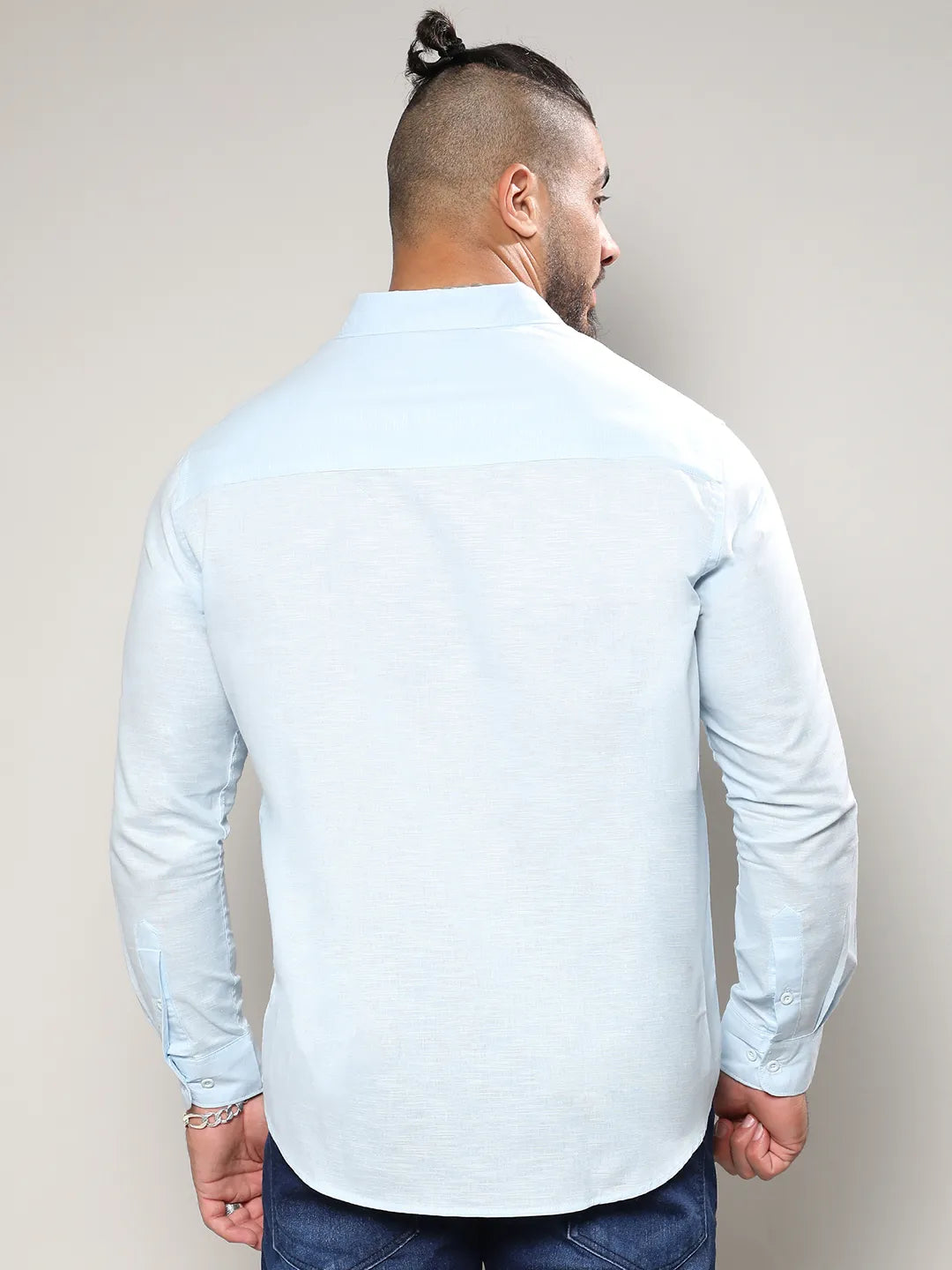 Solid Full Sleeve Casual Shirt