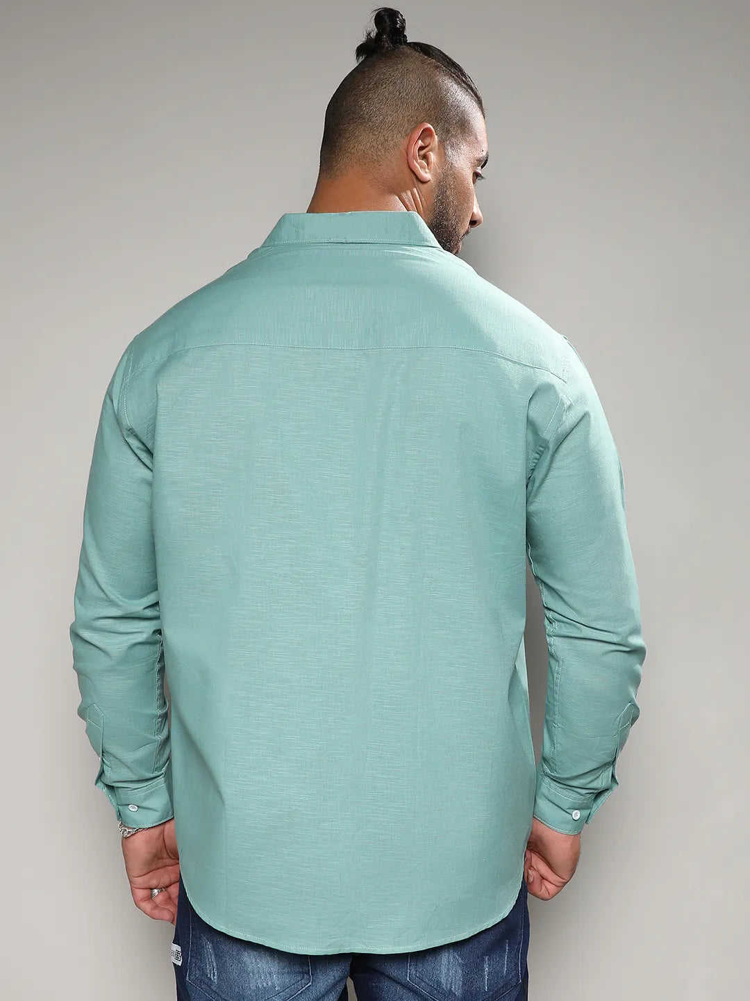 Solid Full Sleeve Casual Shirt