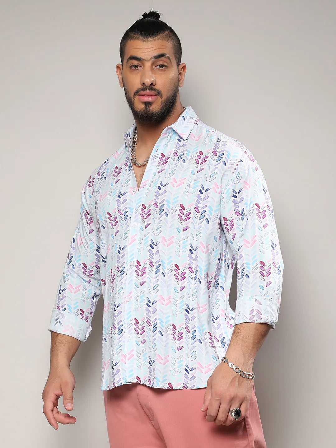 Multicolour Abstract Print Shirt