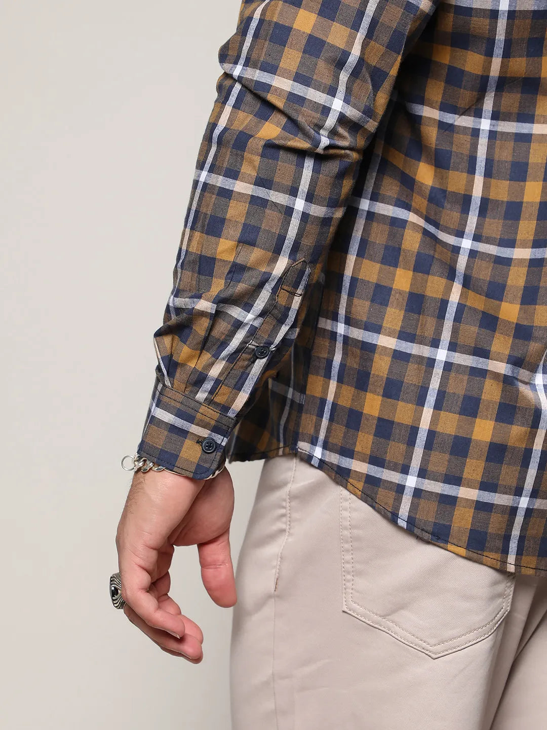 Multicolour Checkered Casual Shirt