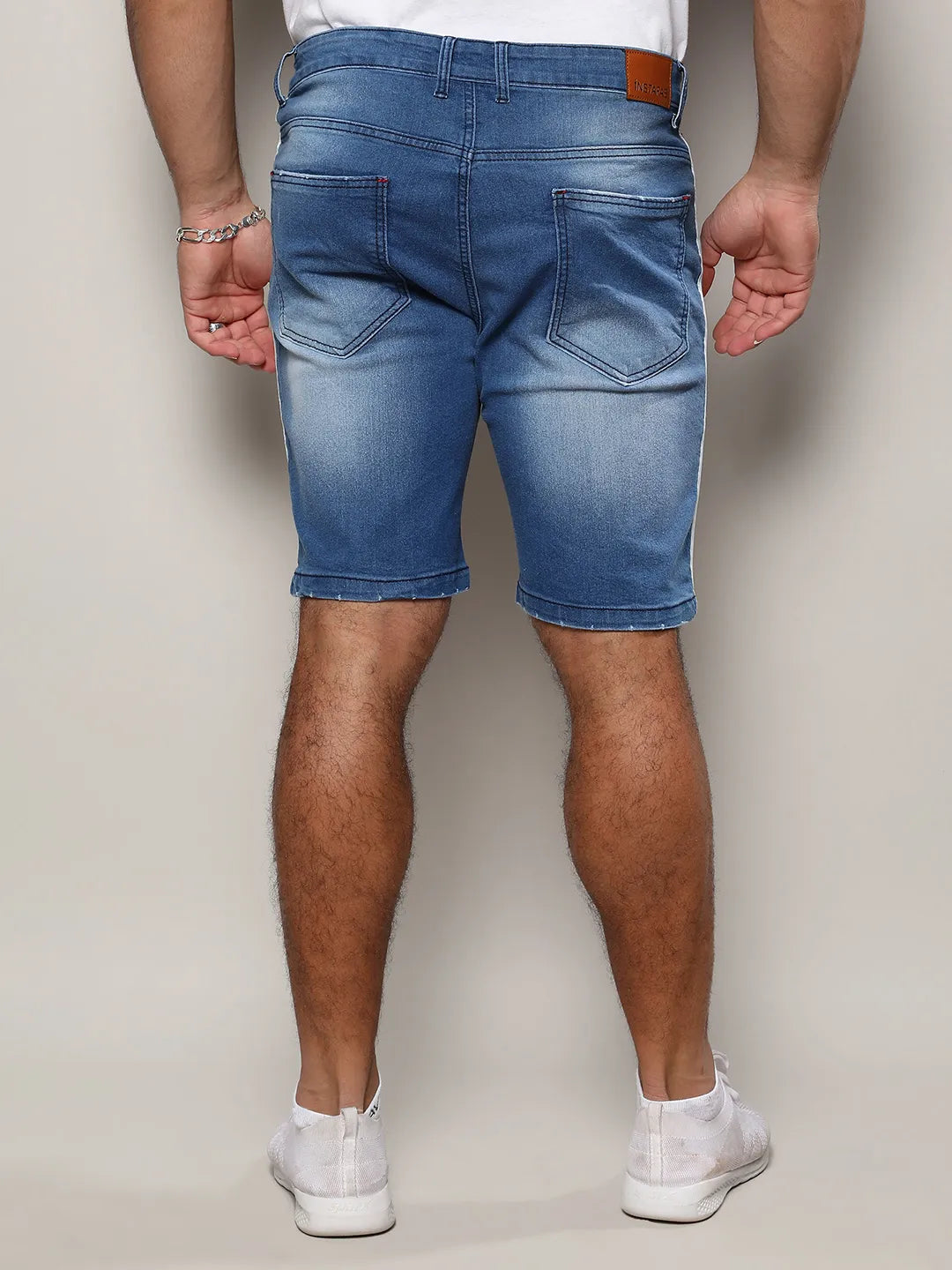 Regular Fit Denim Shorts