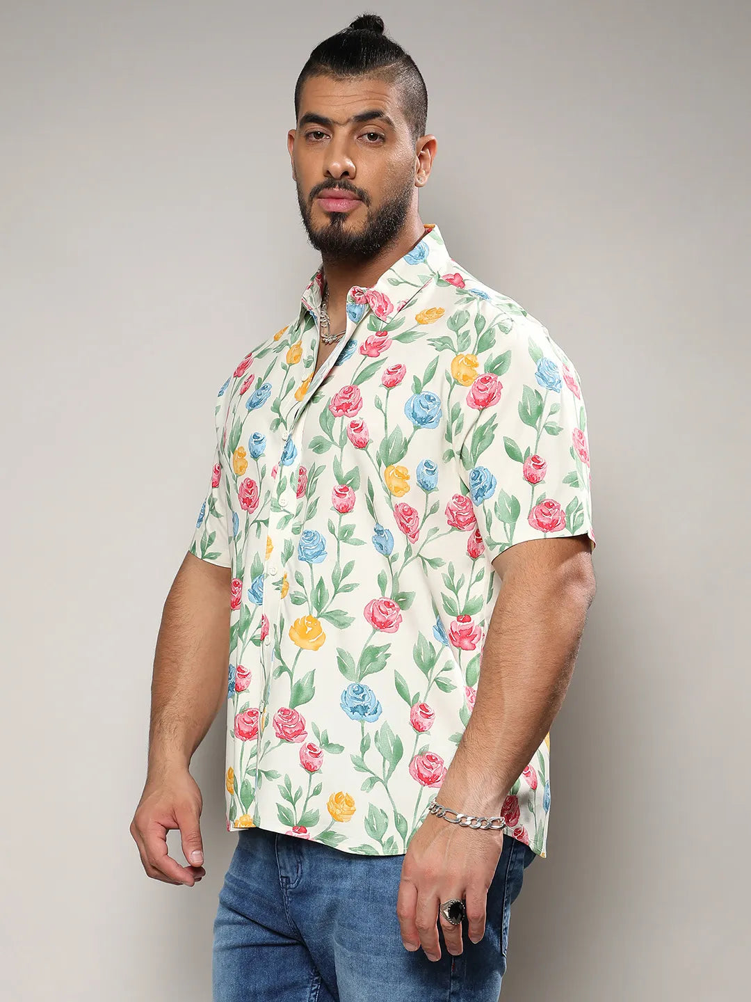 Rose Garden Print Shirt