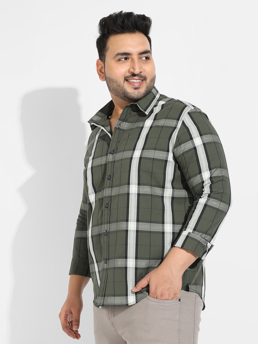 Tartan Plaid Dark Green Shirt