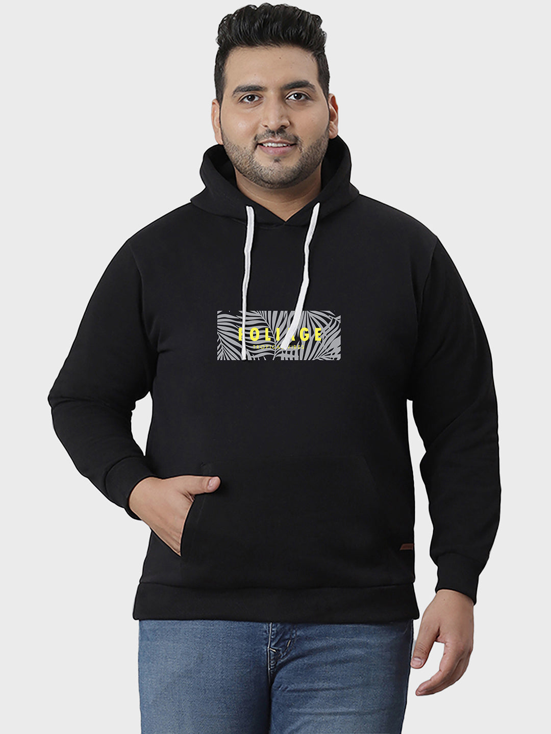 Printed Stylish Casual Winter Hooded Sweatshirt