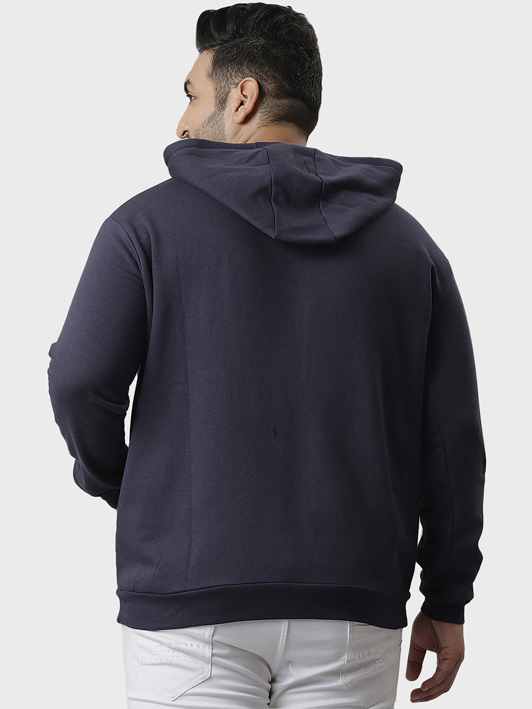 Solid Stylish Casual Winter Hooded Sweatshirt