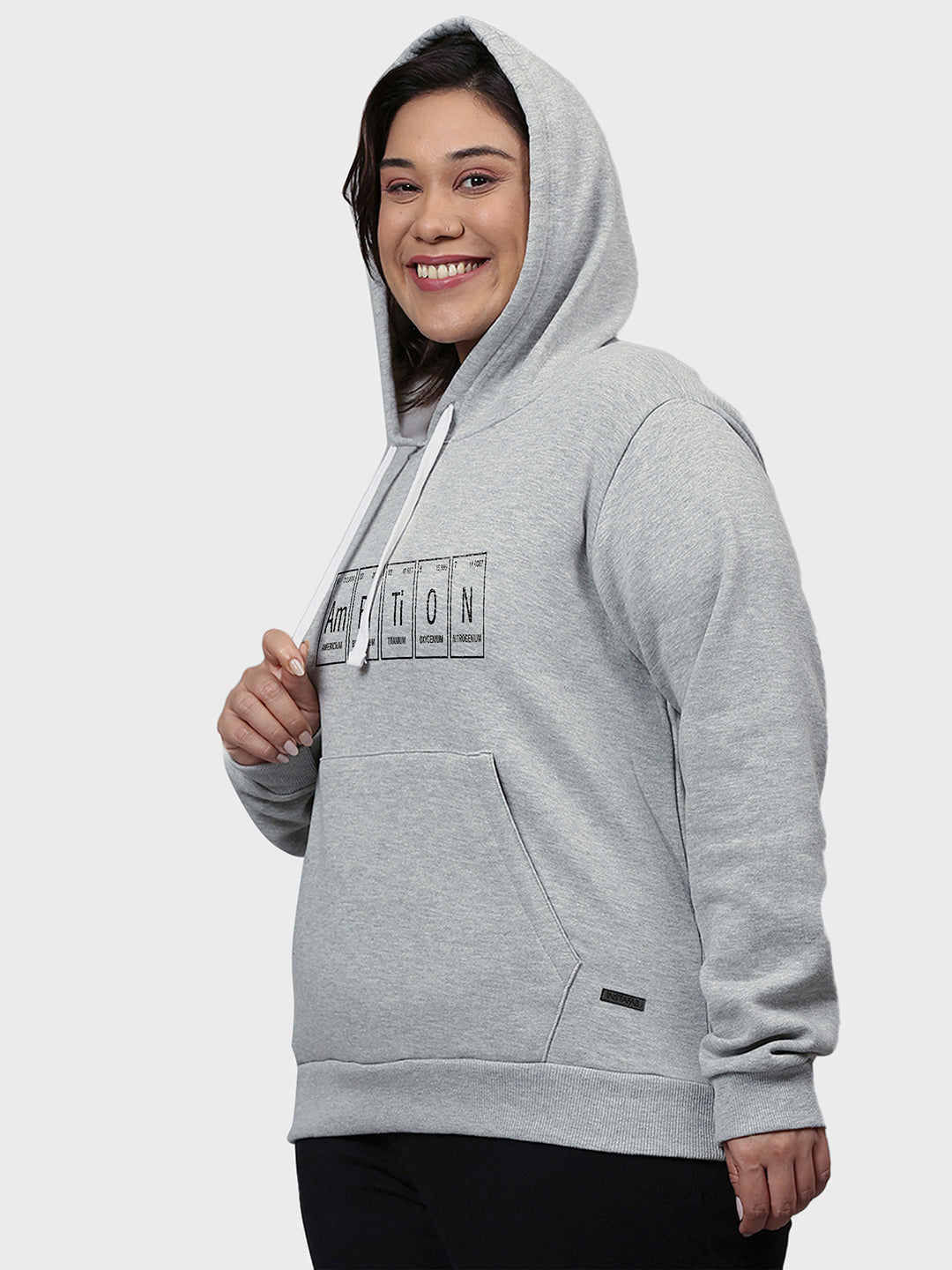 Grey Casual Hoodie