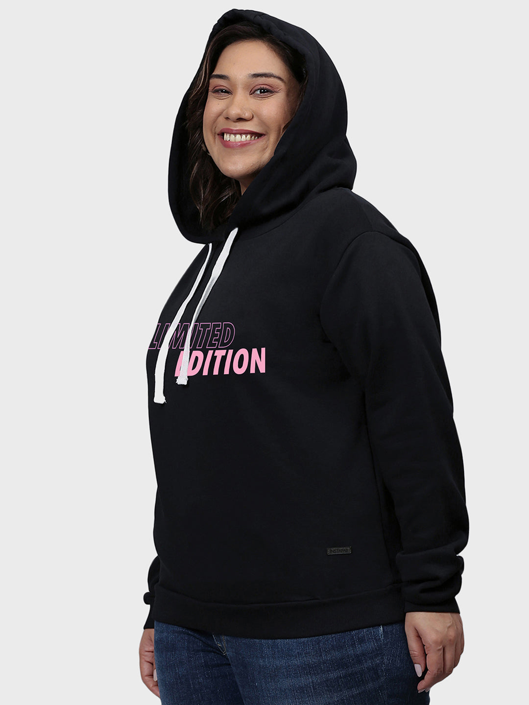 Typographic Sweatshirt With Hood