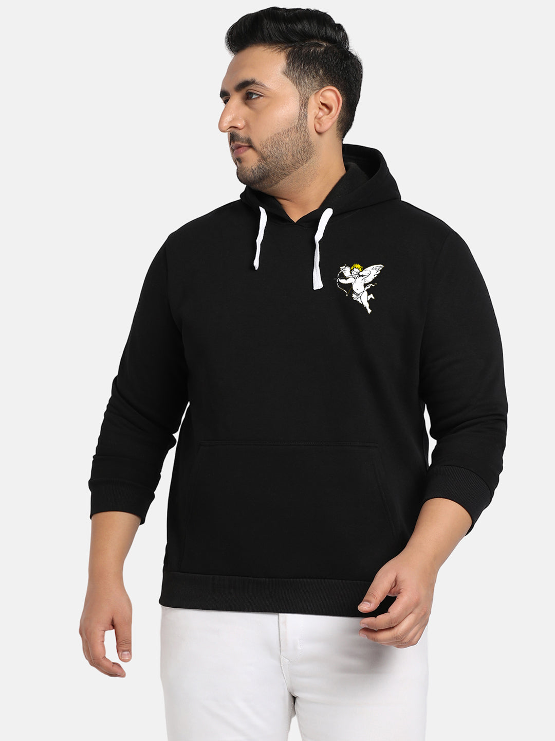 Jet Black Cupid Uprising Hoodie