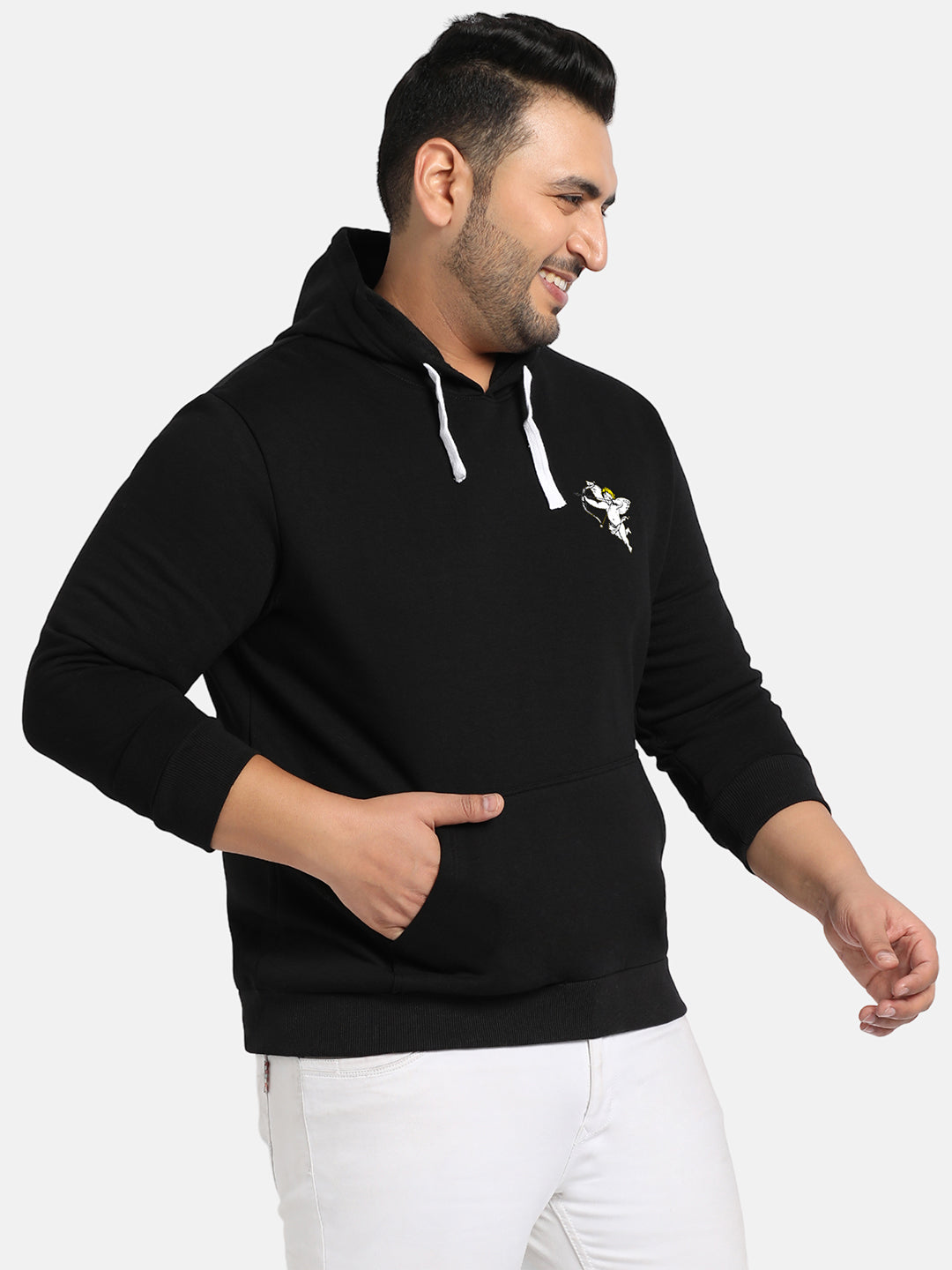 Jet Black Cupid Uprising Hoodie