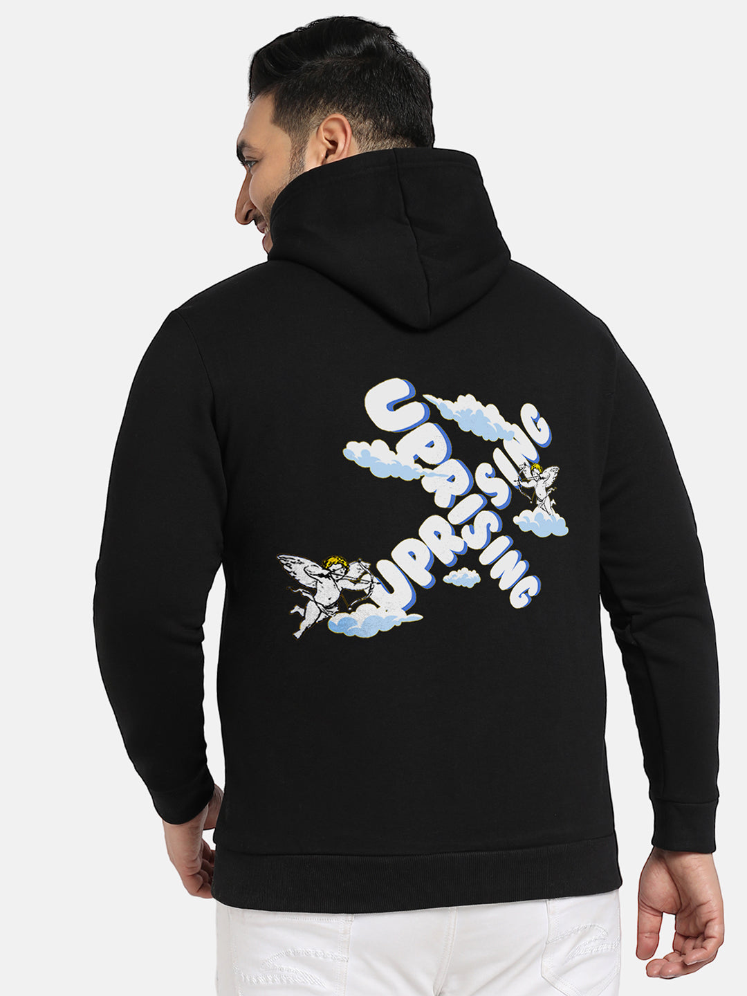 Jet Black Cupid Uprising Hoodie