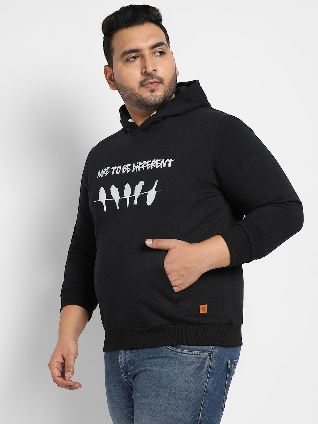 Jet Black Dare To Be Different Hoodie