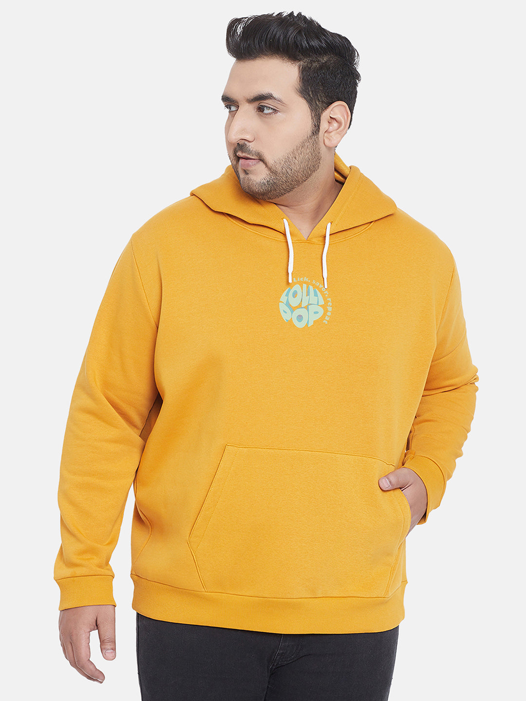 Mustard yellow hoodie mens best sale