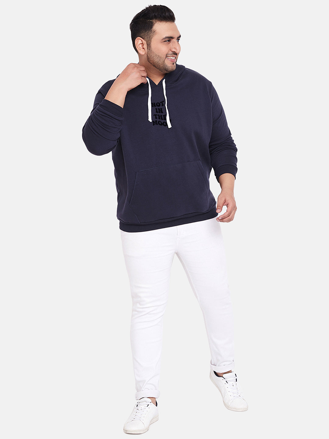 Navy Blue Not In The Mood Hoodie