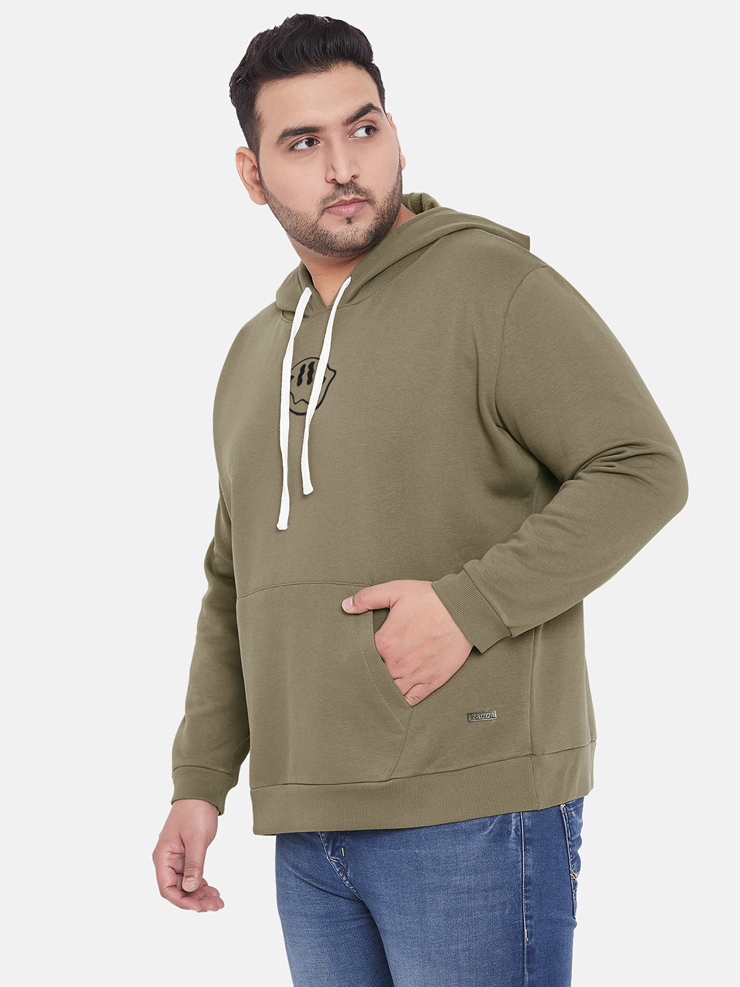 Olive Green Not In The Mood Hoodie