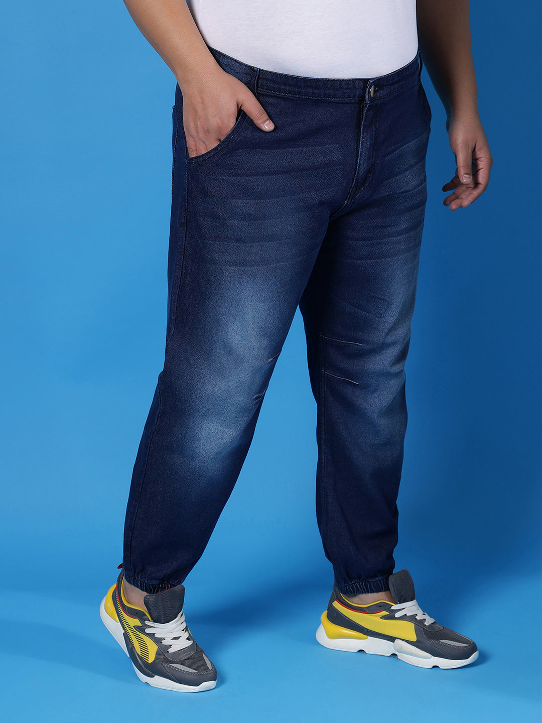 Solid Casual Denim Jeans