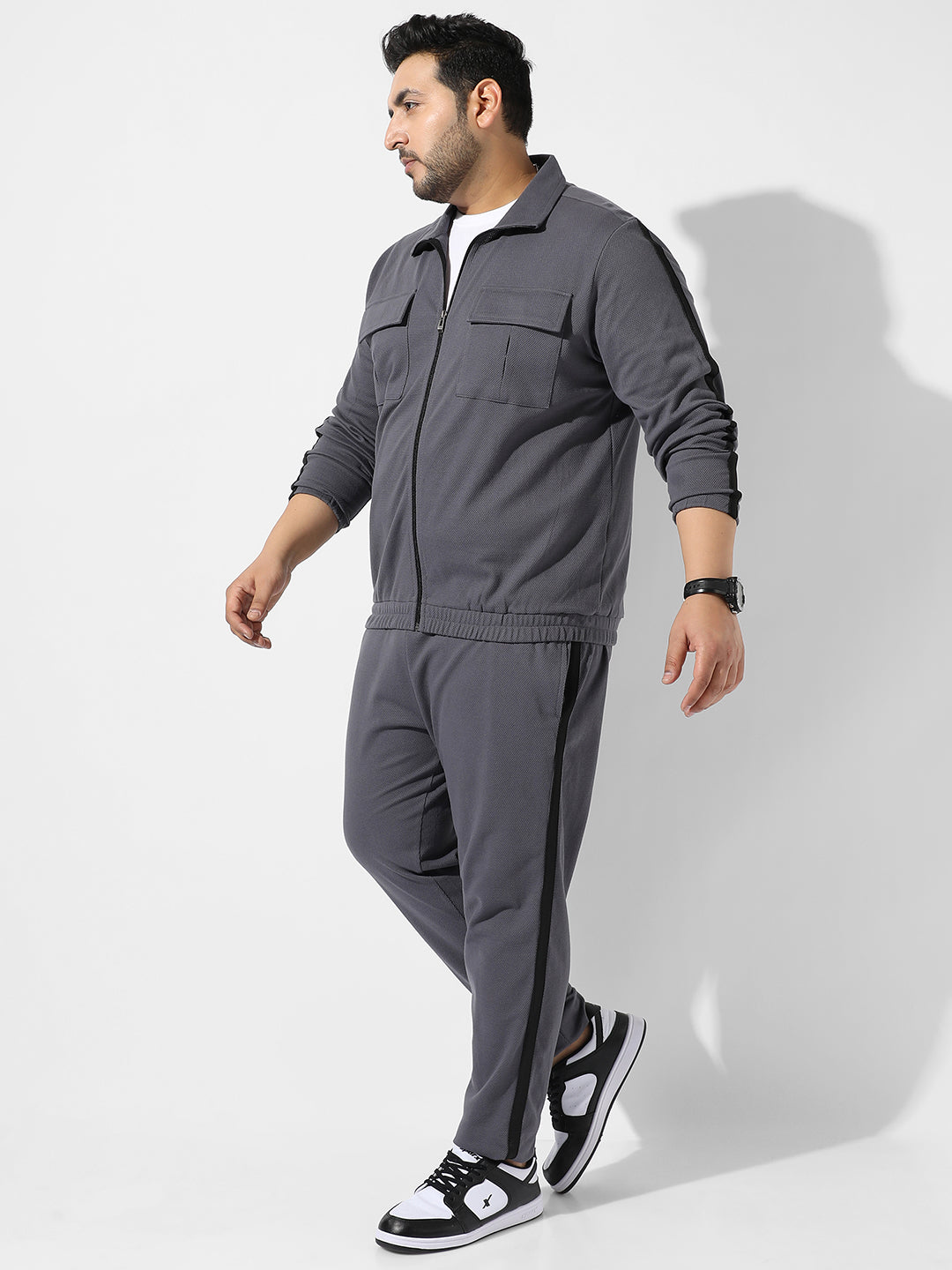 Solid Charcoal Grey Co-Ords Set