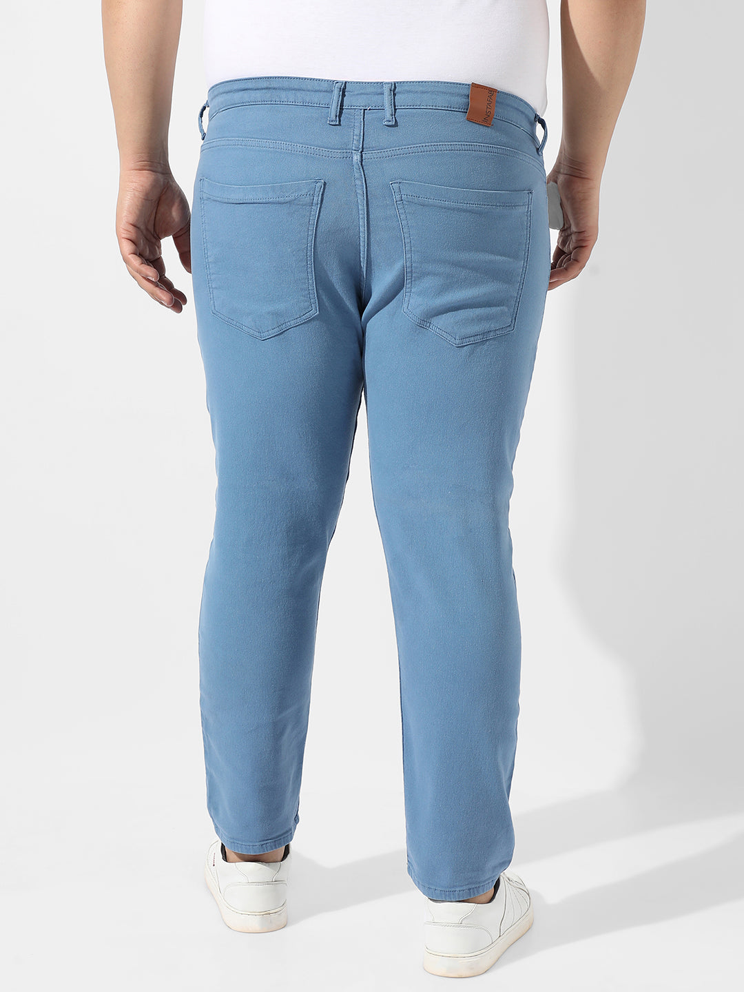 Classic Blue Light-Washed Denim Jeans