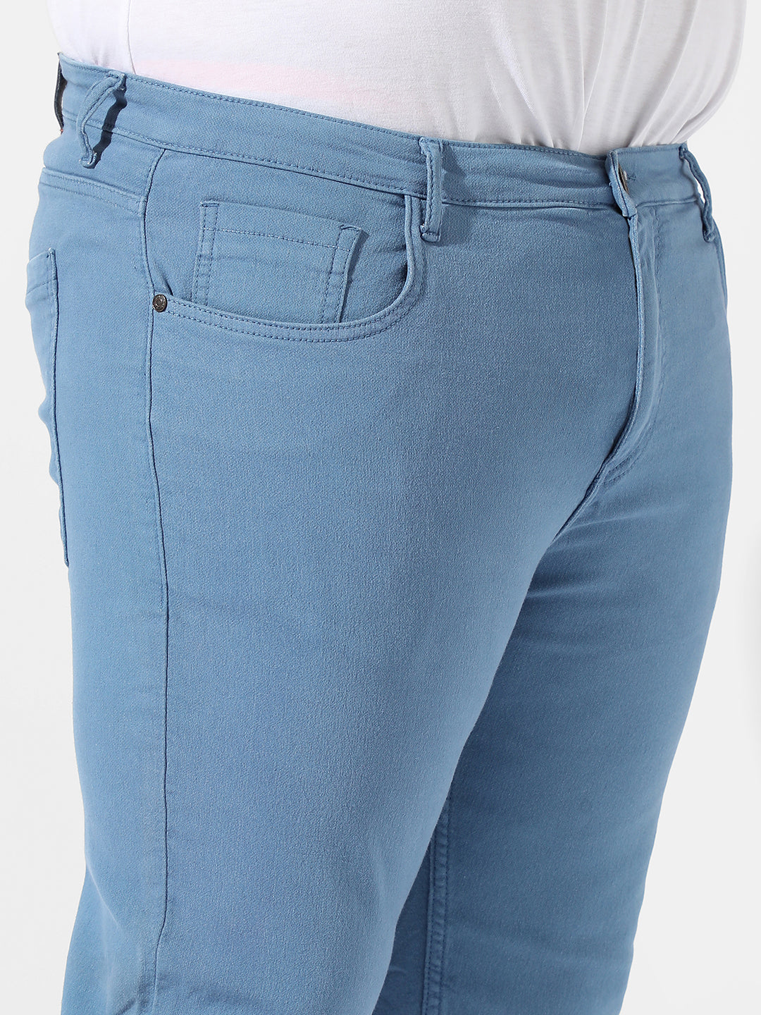 Classic Blue Light-Washed Denim Jeans