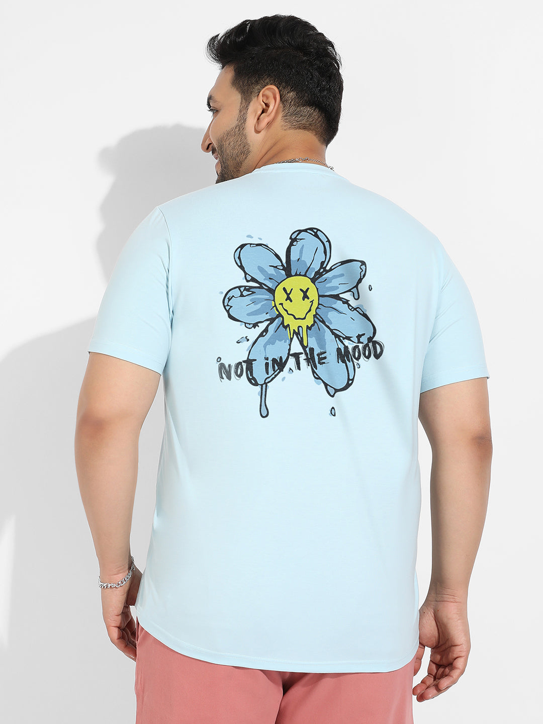 Icy Blue Flower Mood T-Shirt