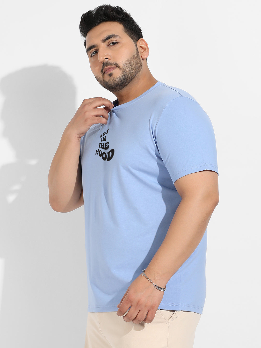 Pastel Blue Flower Mood T-Shirt