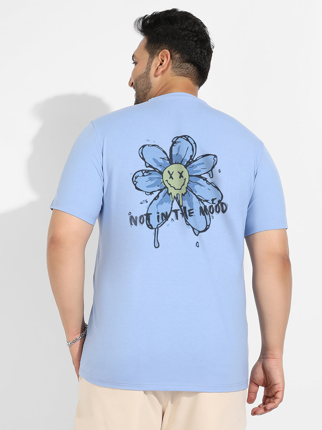 Pastel Blue Flower Mood T-Shirt