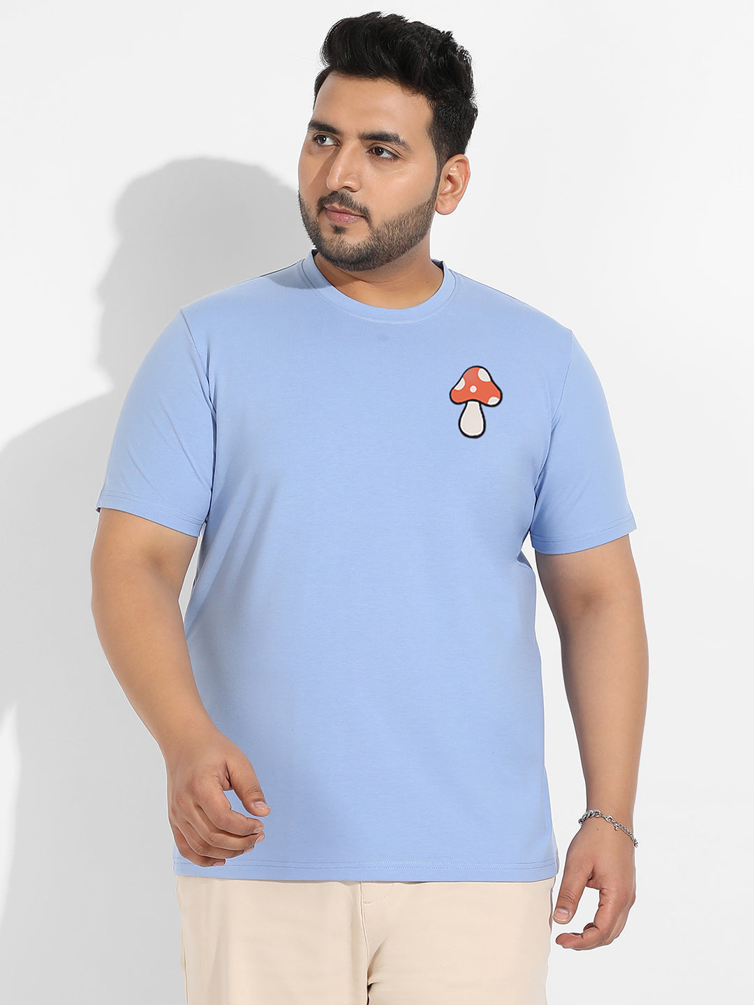 Pastel Blue Mushroom T-Shirt