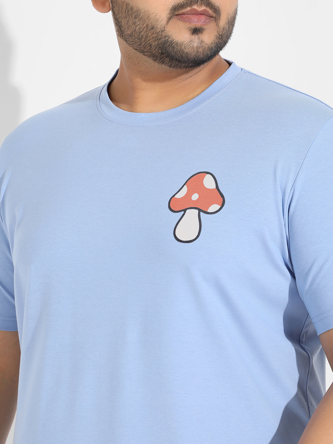 Pastel Blue Mushroom T-Shirt