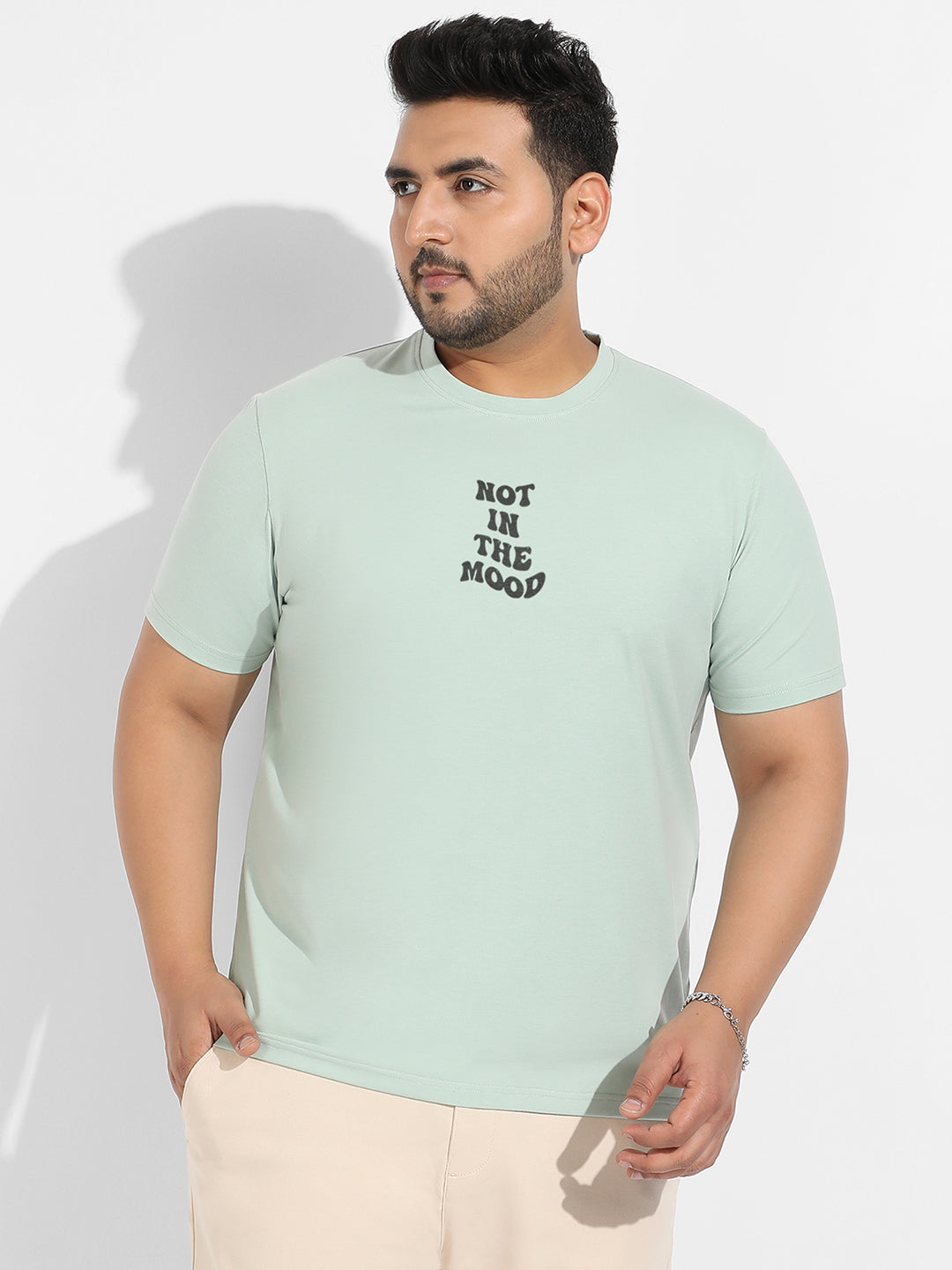 Sage Green Flower Mood T-Shirt