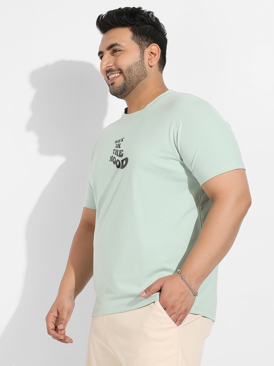 Sage Green Flower Mood T-Shirt