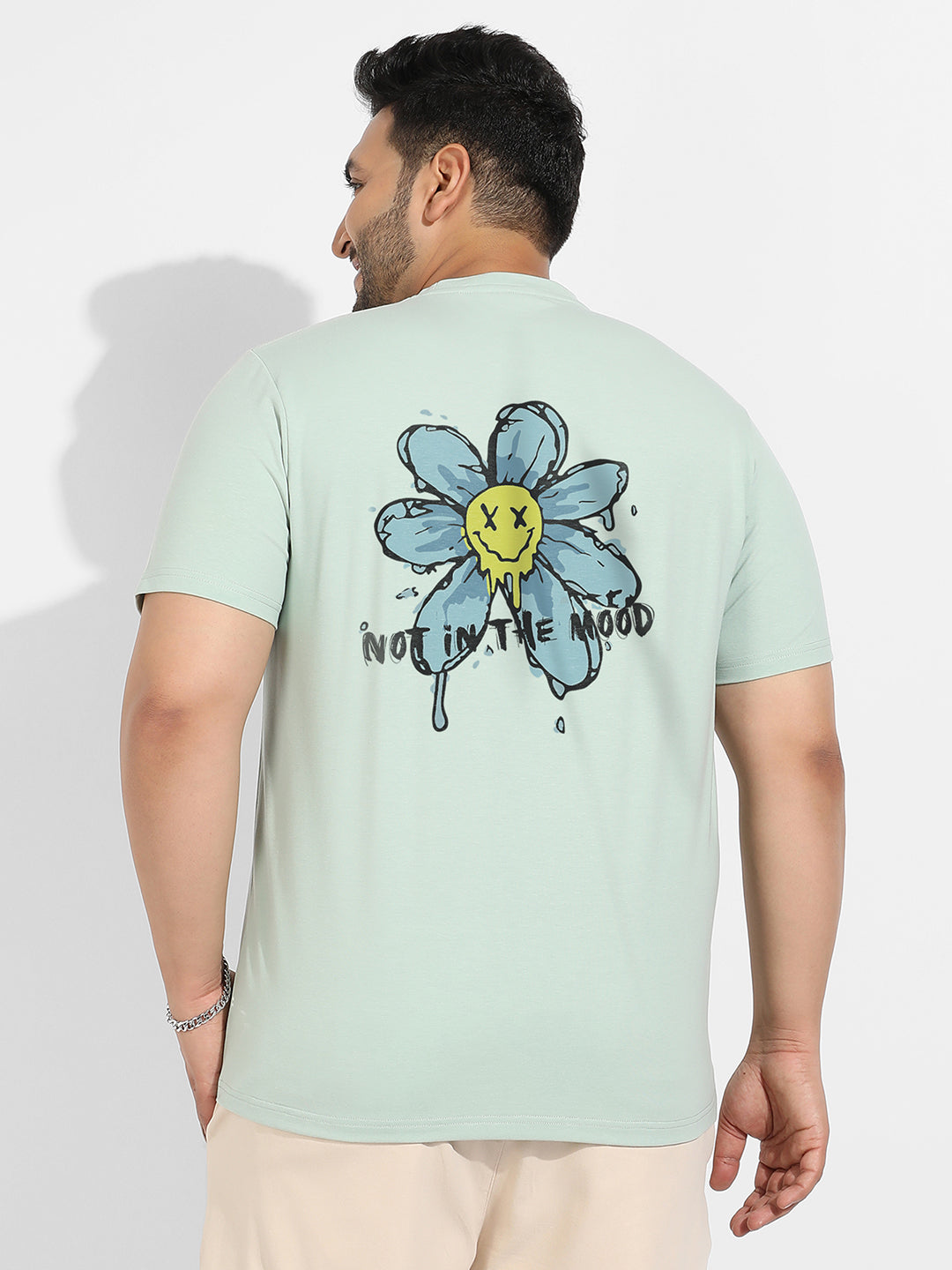 Sage Green Flower Mood T-Shirt