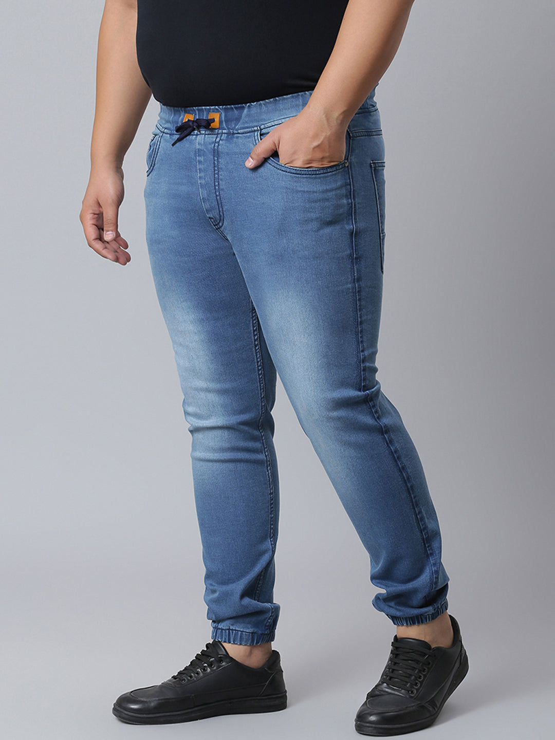 Solid Stylish Casual Denim Jeans